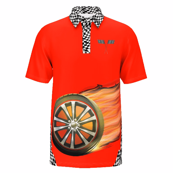 Men's Polo Shirt. Custom Sublimated