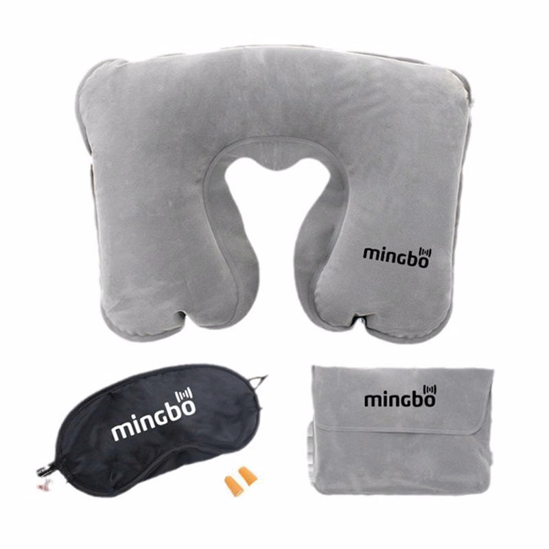 Travel Comfort Set – Eye Mask, Neck Pillow & Earplugs