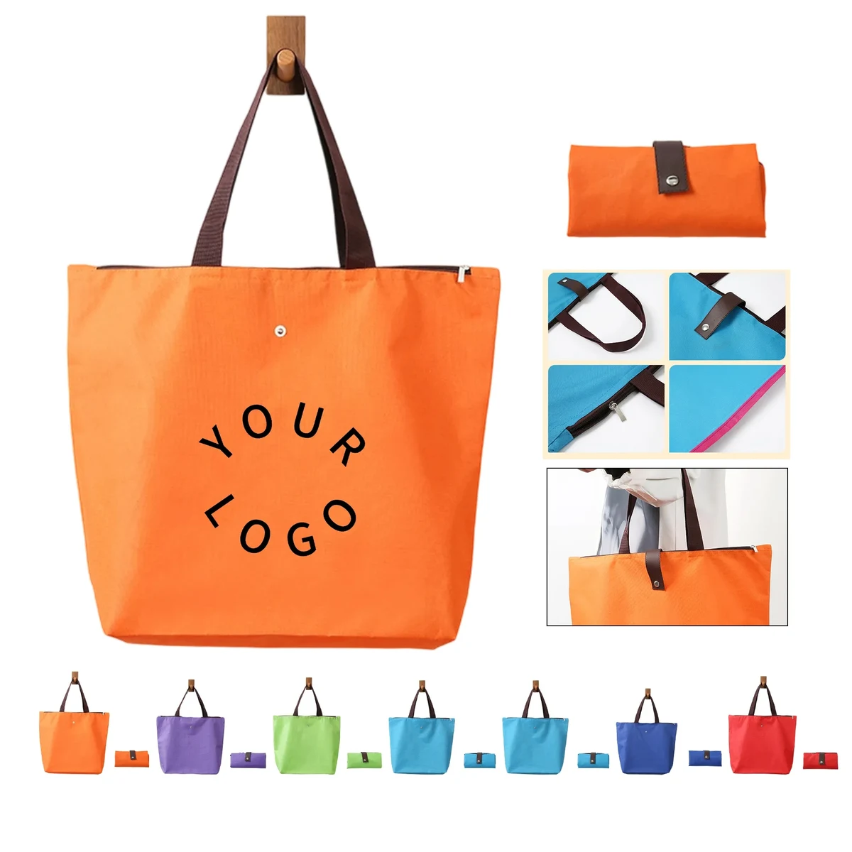Grocery Tote Bag Oxford Foldable 1
