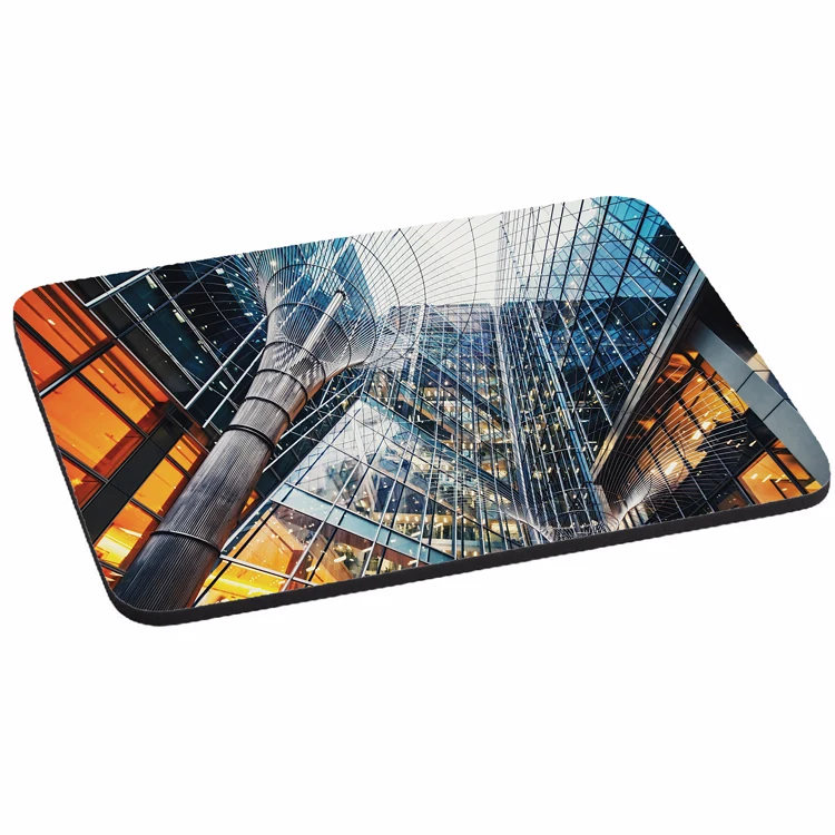 Full Color Rectangle 1/4" Thick Mouse Pad 1