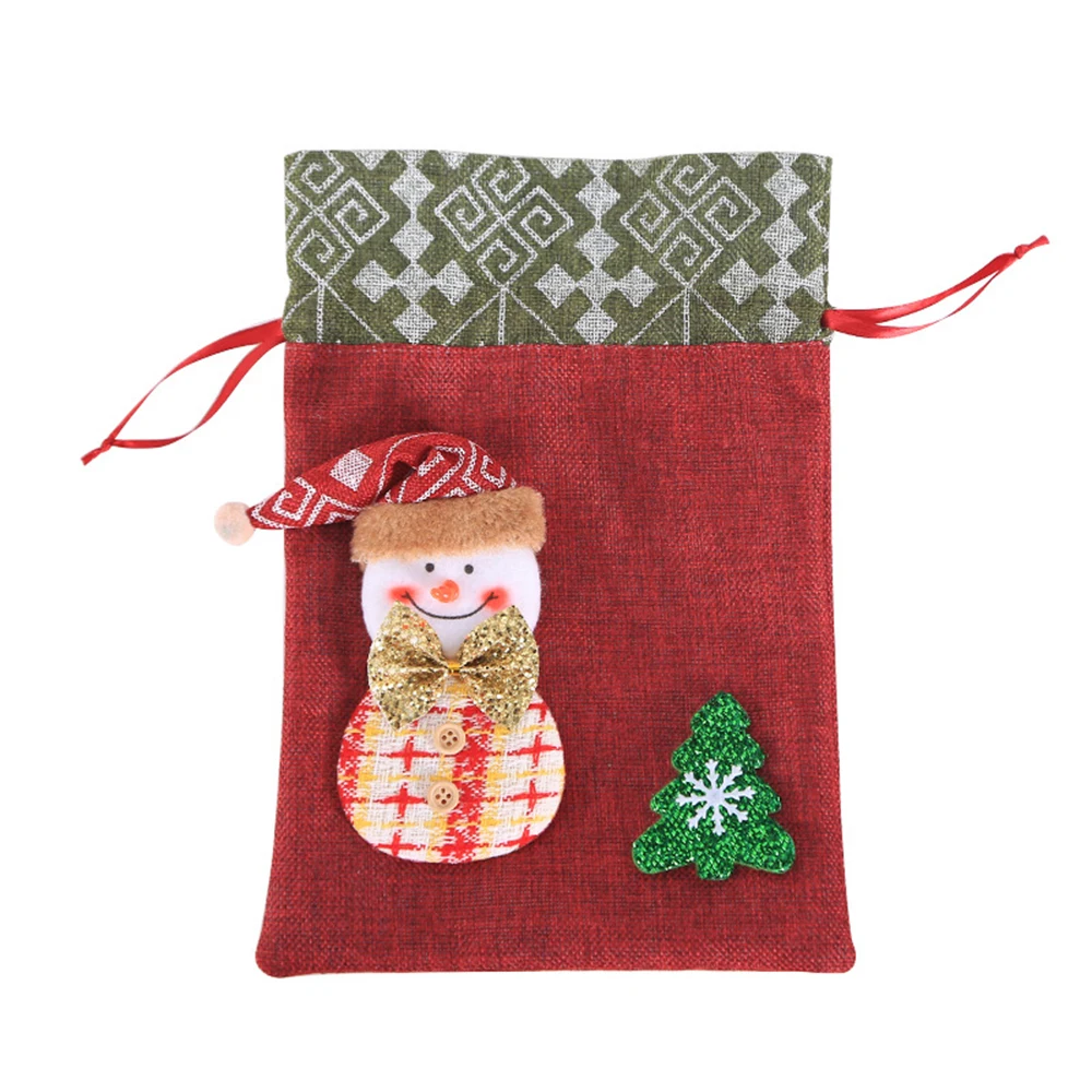 Christmas Drawstring Bag Candy Gift Bag 1