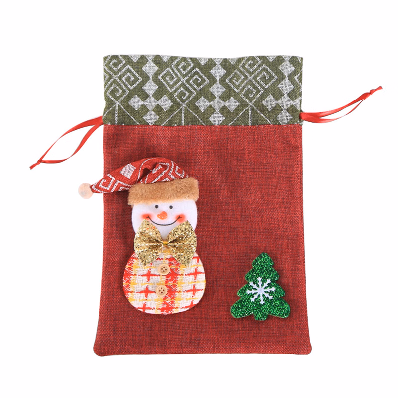Christmas Drawstring Bag Candy Gift Bag