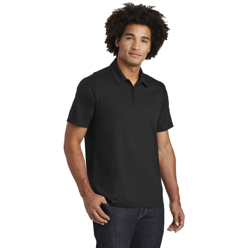 Sport-Tek PosiCharge Tri-Blend Wicking Polo. 1
