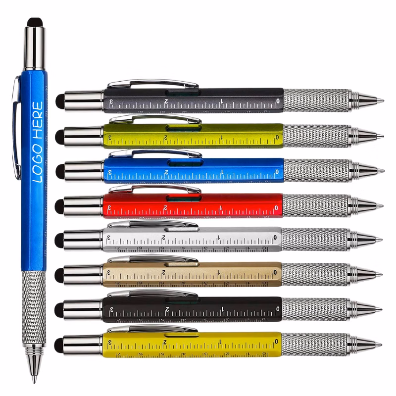 6 In 1 Multi Function Tool Ballpoint Pen