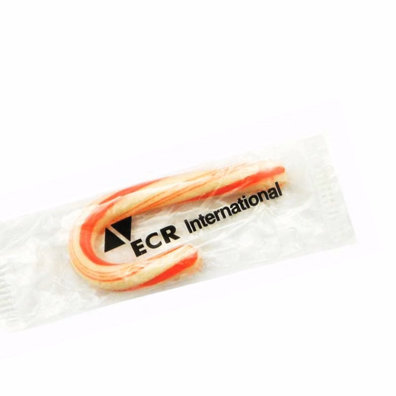 Small Candy Cane withClear Label