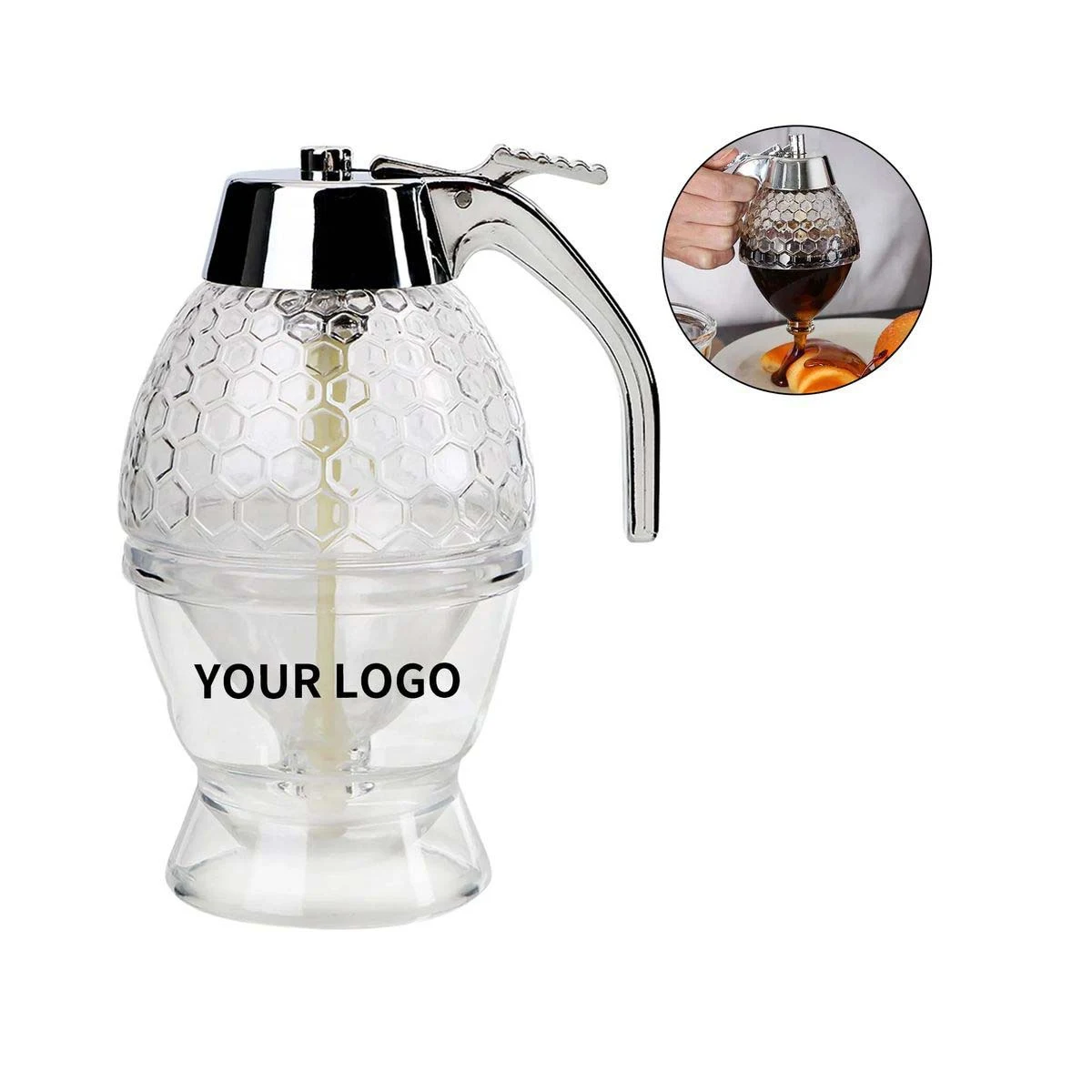 Durable Honey Syrup Dispenser with Handle 1