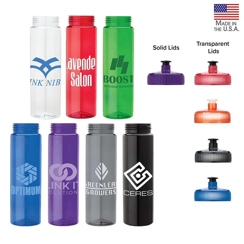 Newport 25 oz. PET Bottle with Pull Spout Lid 1