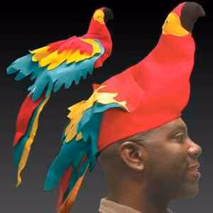 Novelty Parrot Hat