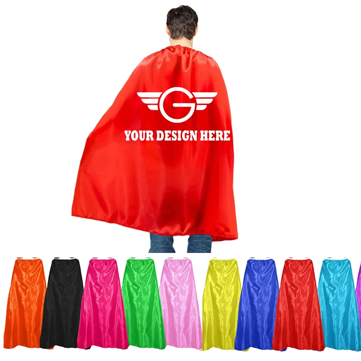 Adult Hero Cape Halloween Party Dress Up 1