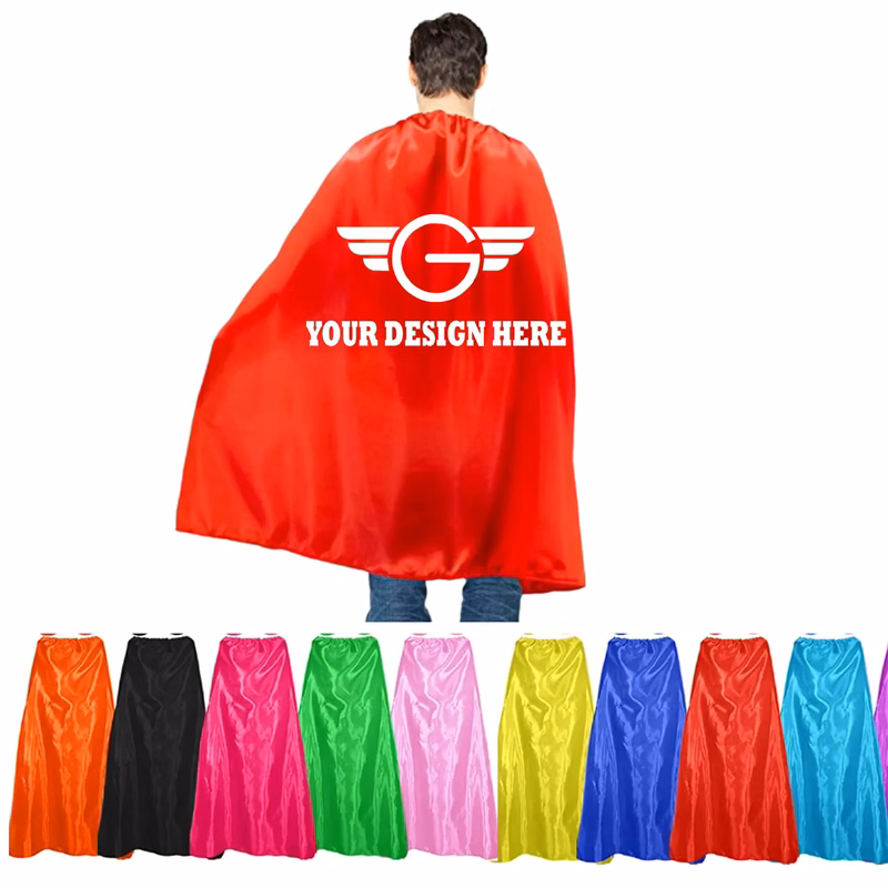 Adult Hero Cape Halloween Party Dress Up