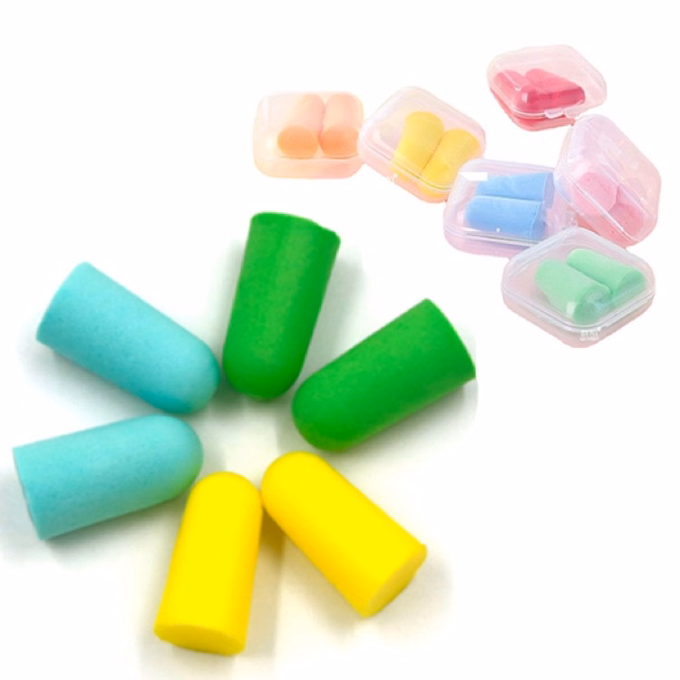 Sponge Earplugs In Storage Cases