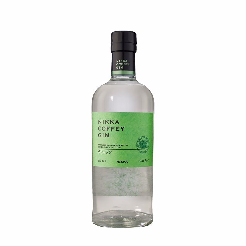Etched Nikka Coffey Gin Liquor Bottle
