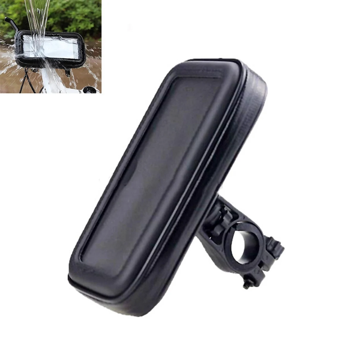 6 Inch Waterproof Bicycle Phone Mount Holder 1