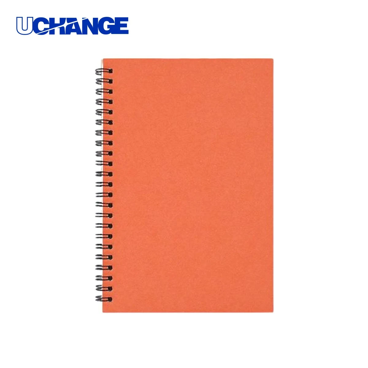 Spiral Bound A5 Notebook Journal with Kraft Paper Cover 1