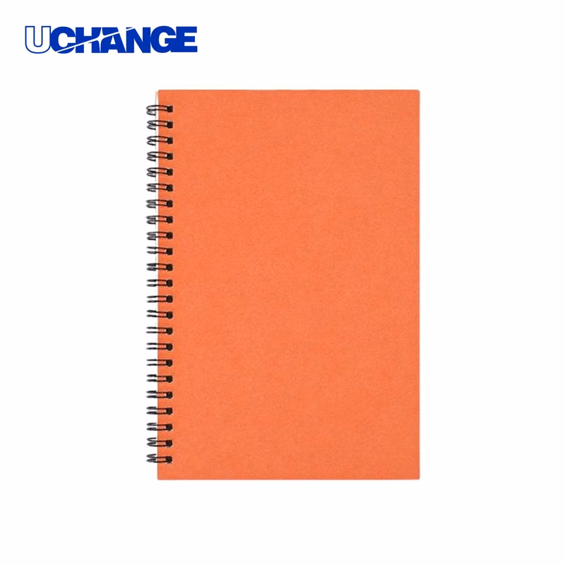 Spiral Bound A5 Notebook Journal with Kraft Paper Cover
