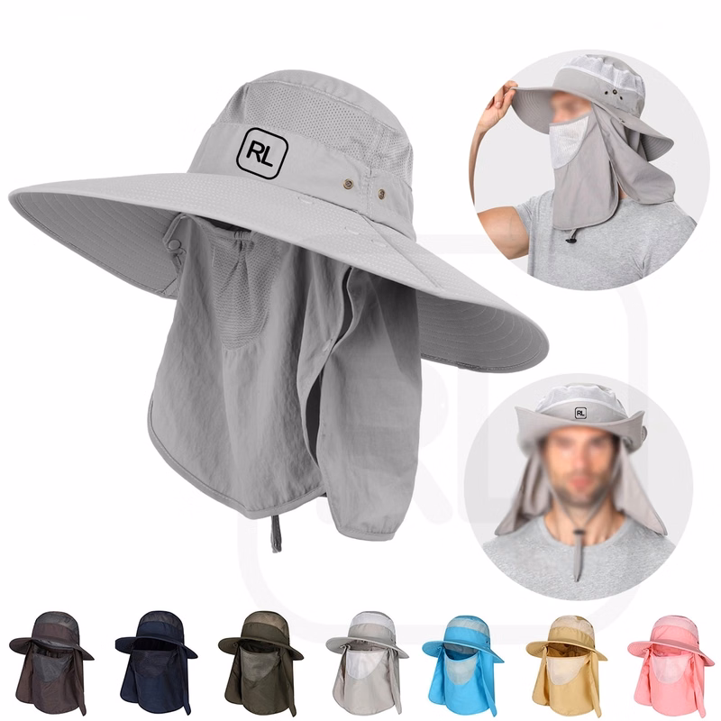 Fishing Hats Sun Protection With Face And Neck Flap Cover