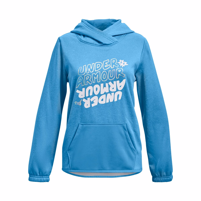 Girls' Armour Fleece Wordmark Twist Hoodie 