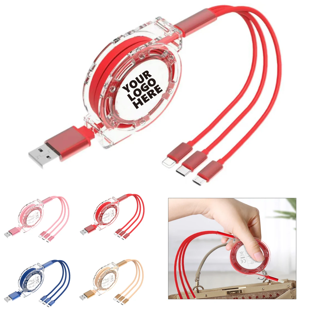3-In-1 Mobile Phone Charging Cable 1