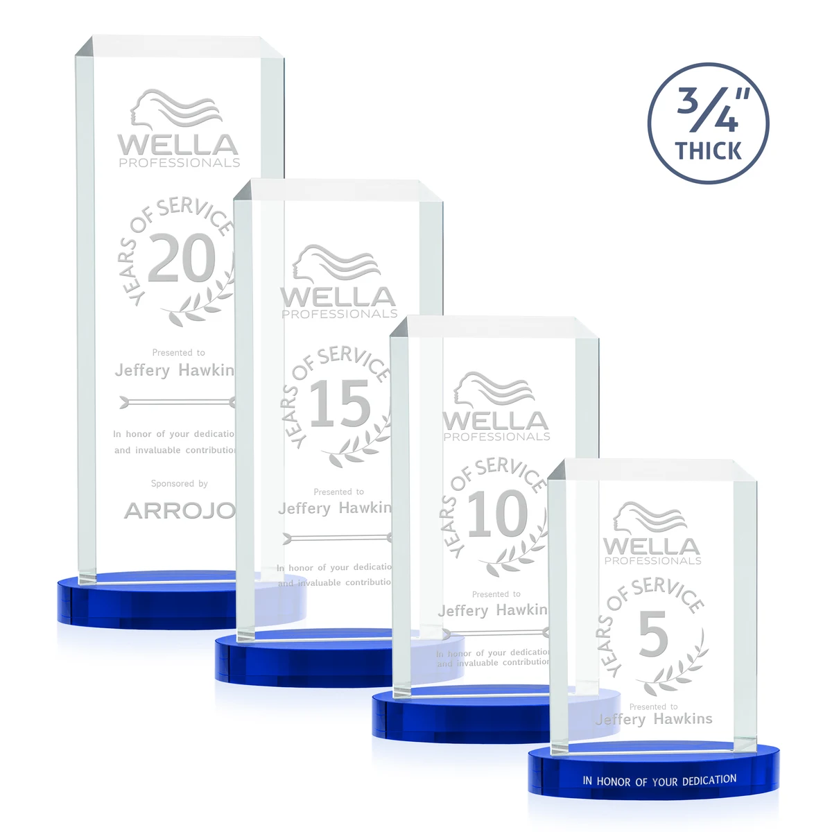Dalton Award on Alberton Base - Blue 1