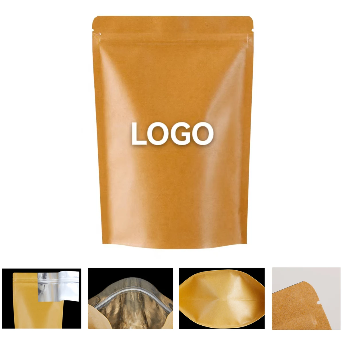 Kraft Paper Sealed Food Bag 1