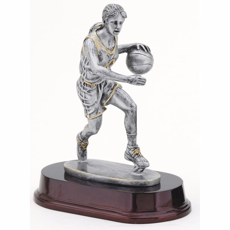 9" Female Basketball Figure