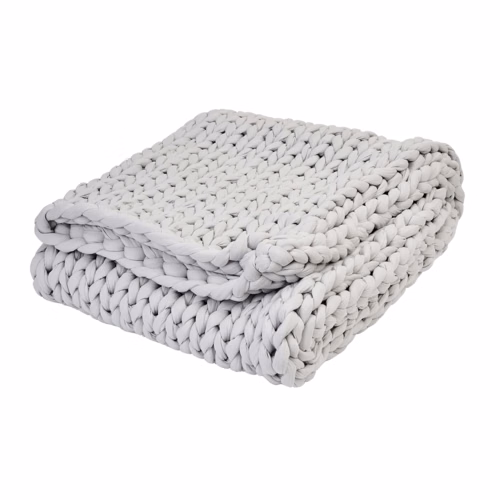 Bearaby Cotton Napper 15lb Weighted Blanket - Moonstone Grey