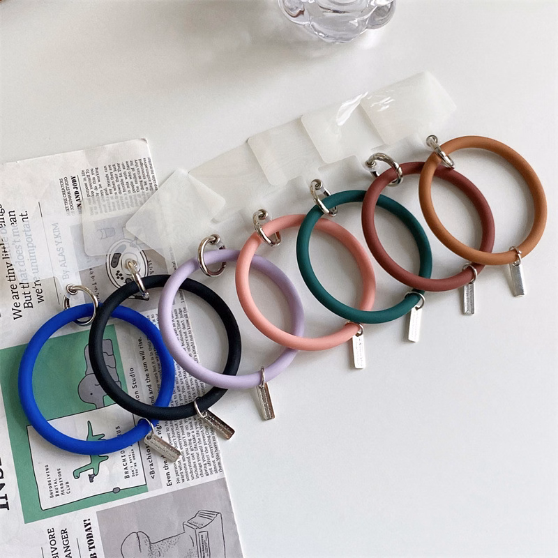 Mobile phone silicone lanyard