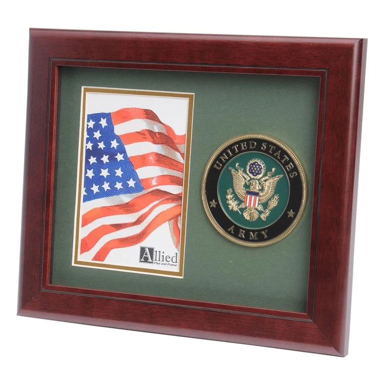 U.S. Army Medallion 4-Inch by 6-Inch Portrait Picture Frame 1