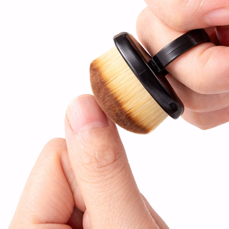 Finger Ring Nail Brush