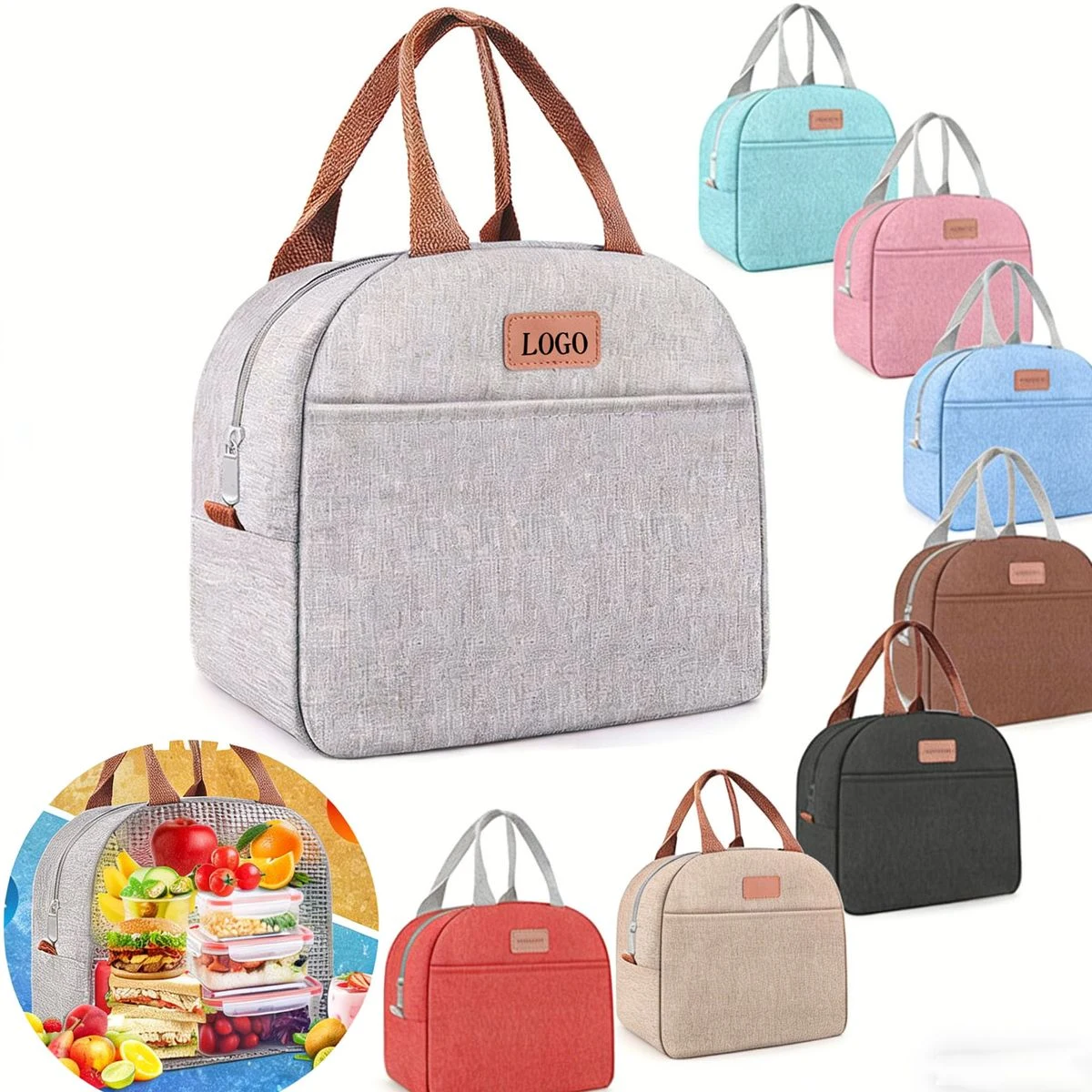 Adult Insulated Cooler Tote Bag Leakproof & Reusable for Lunch 1