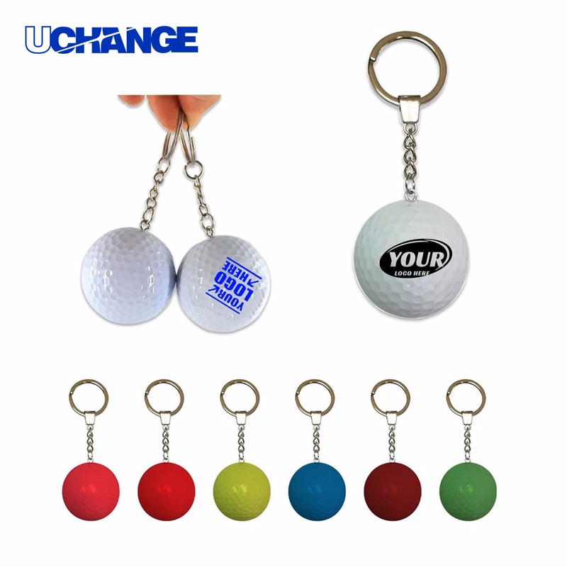 Golf Ball Key Chain Accessory for Golfers