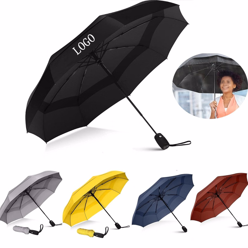 Premium Compact Auto Umbrella Wind Resistant