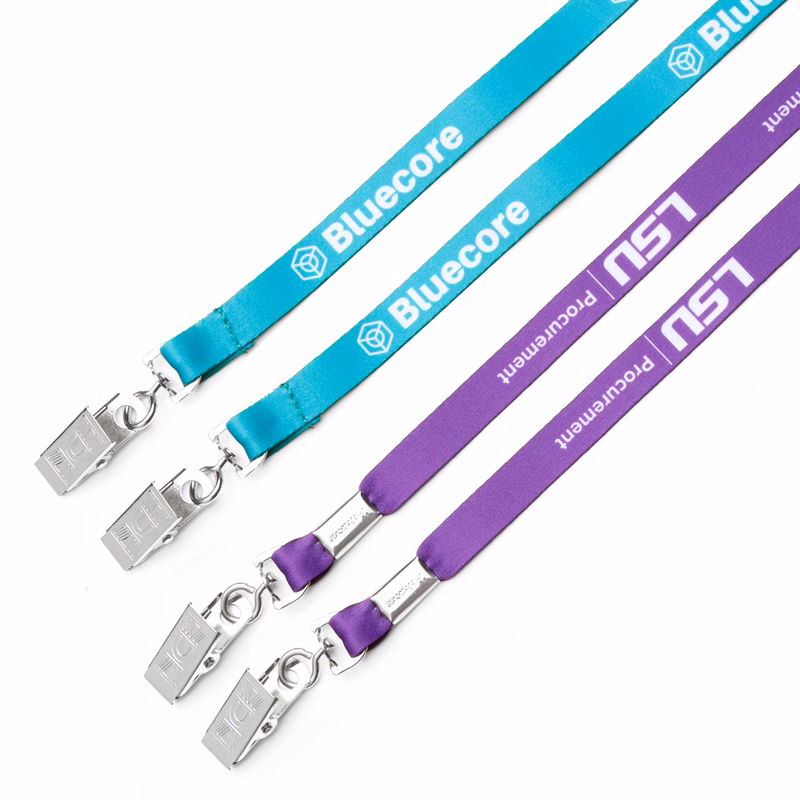 1/2" Double Ended Dye Sublimated Lanyard