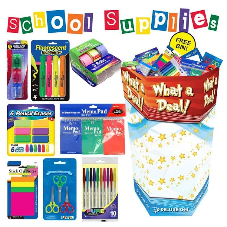 Stationary School Supply Bin - 192 Pieces 1