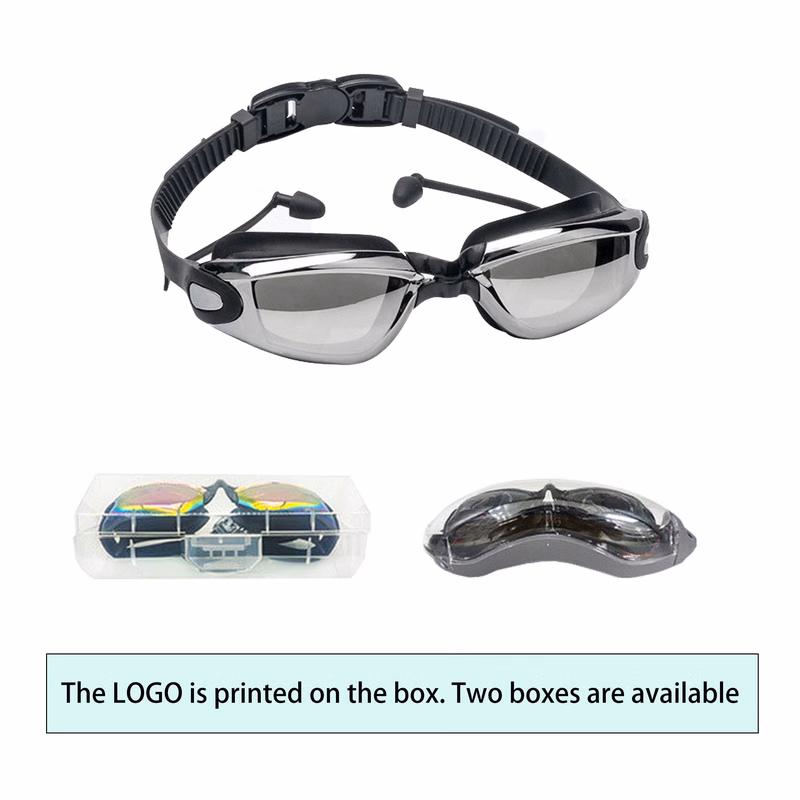 Silicone swimming goggles