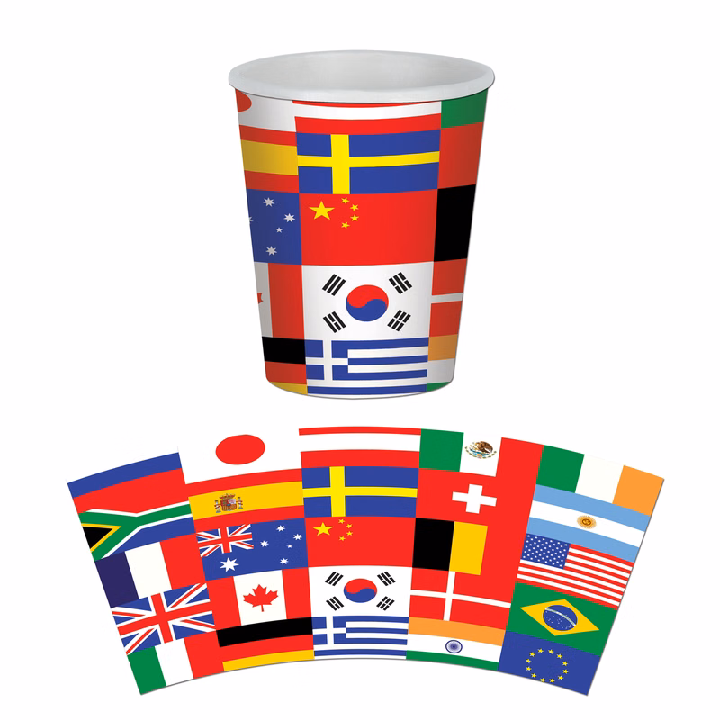 International Flag Beverage Cup