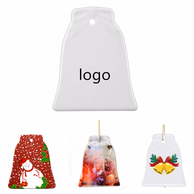 Bell Shape Ceramic Christmas Ornament