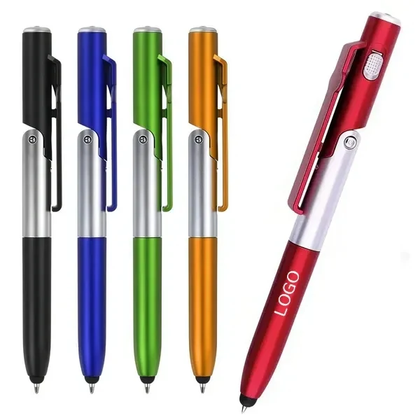 4-In-1 LED Stylus Pen with Phone Stand 1