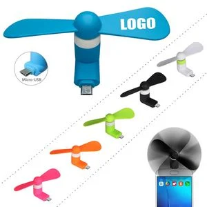 Mini Fan With Micro USB Port And Safety Features 1