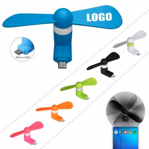 Mini Fan With Micro USB Port And Safety Features