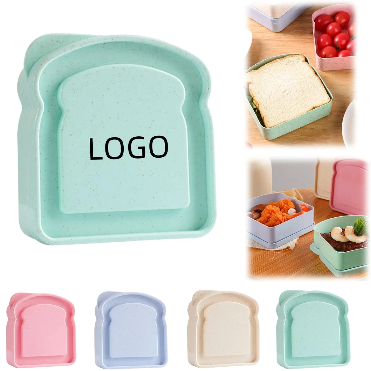 Sandwich Container Toast Bread Storage Box 1