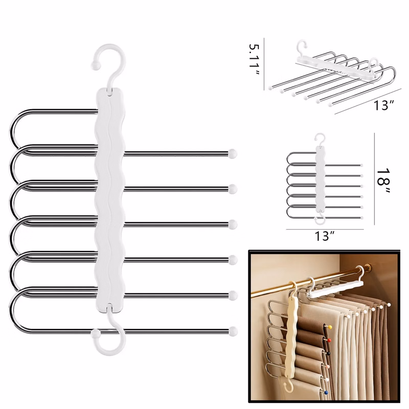 Non-Slip Trousers Storage Rack