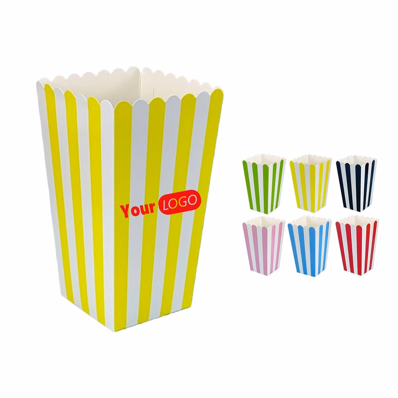 Personalized Paper Popcorn Box