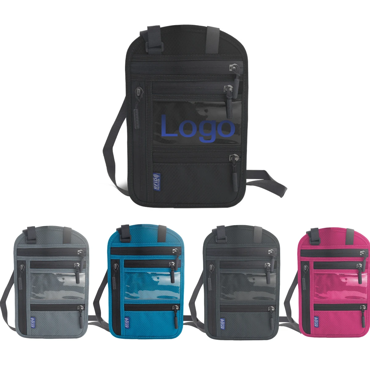 RFID Blocking Travel Neck Pouch 1