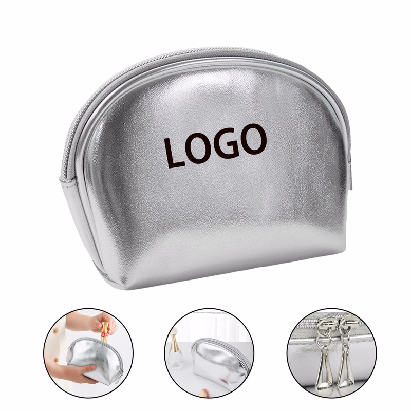PU Shell-Shaped Cosmetic Bag