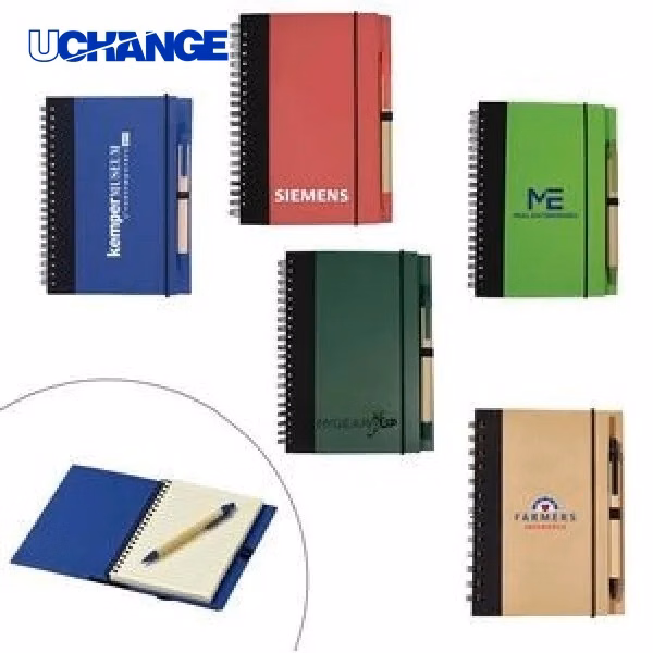 Eco Hardcover Journal with Pen for Corporate Gifting & Business Notes