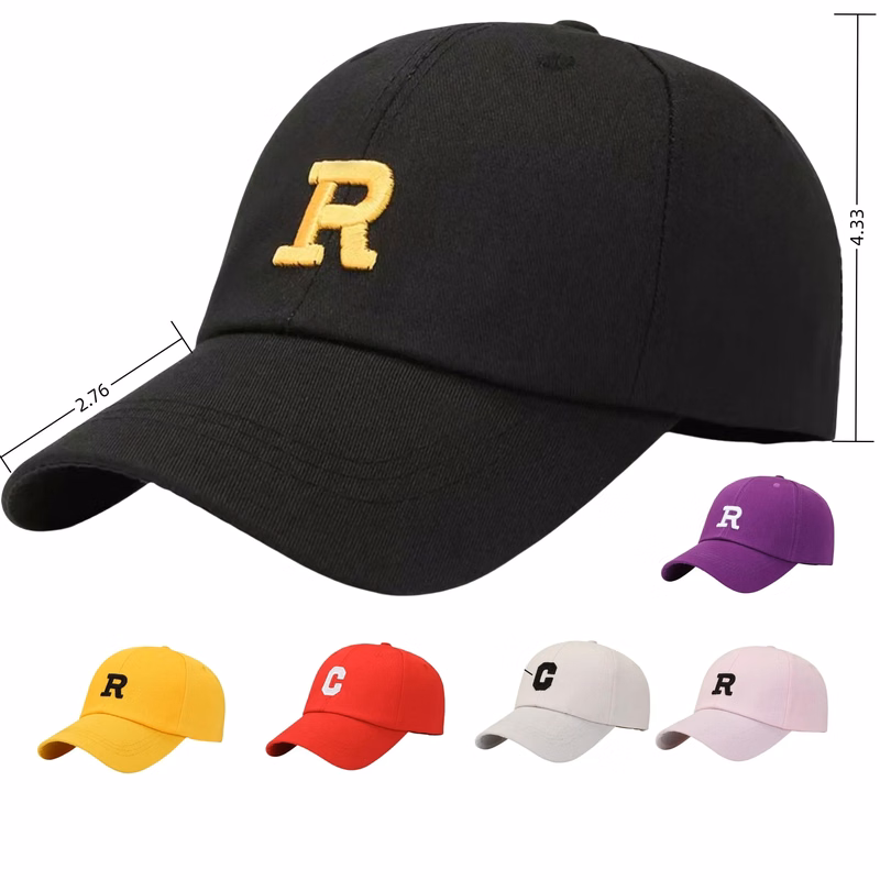 Baseball cap with customizable logo