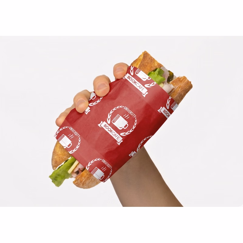 One Color 1-Sided Food Safe Paper (6" x 6")