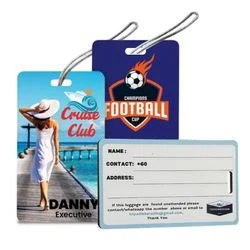 Hard Plastic Card Luggage Tag 1