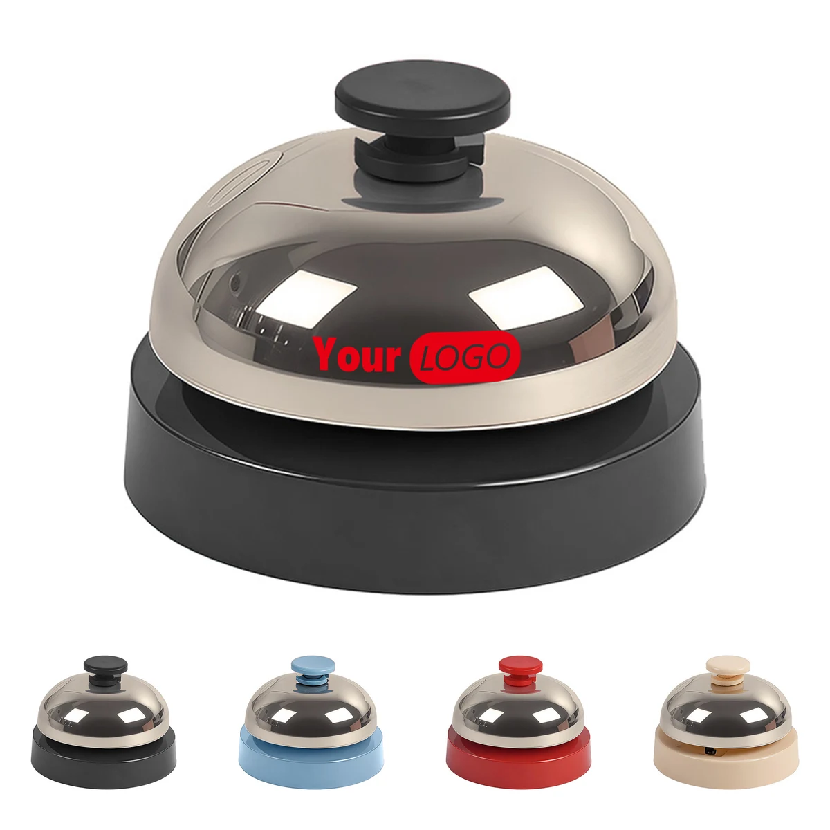 Metal Service Bell With Plastic Base 1